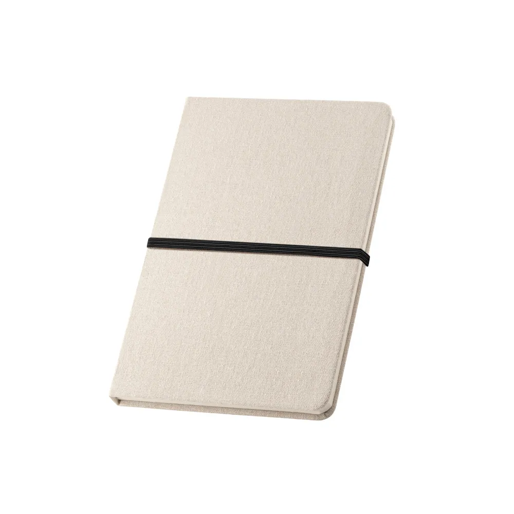 NERVAL. Caderno A5 em linho (230 g/m²) com folhas pautadas