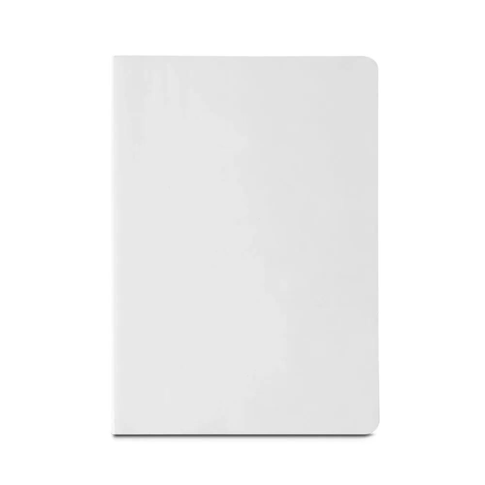QUEIROS. Caderno A5 de capa flexível em papel pedra (620g/m²)