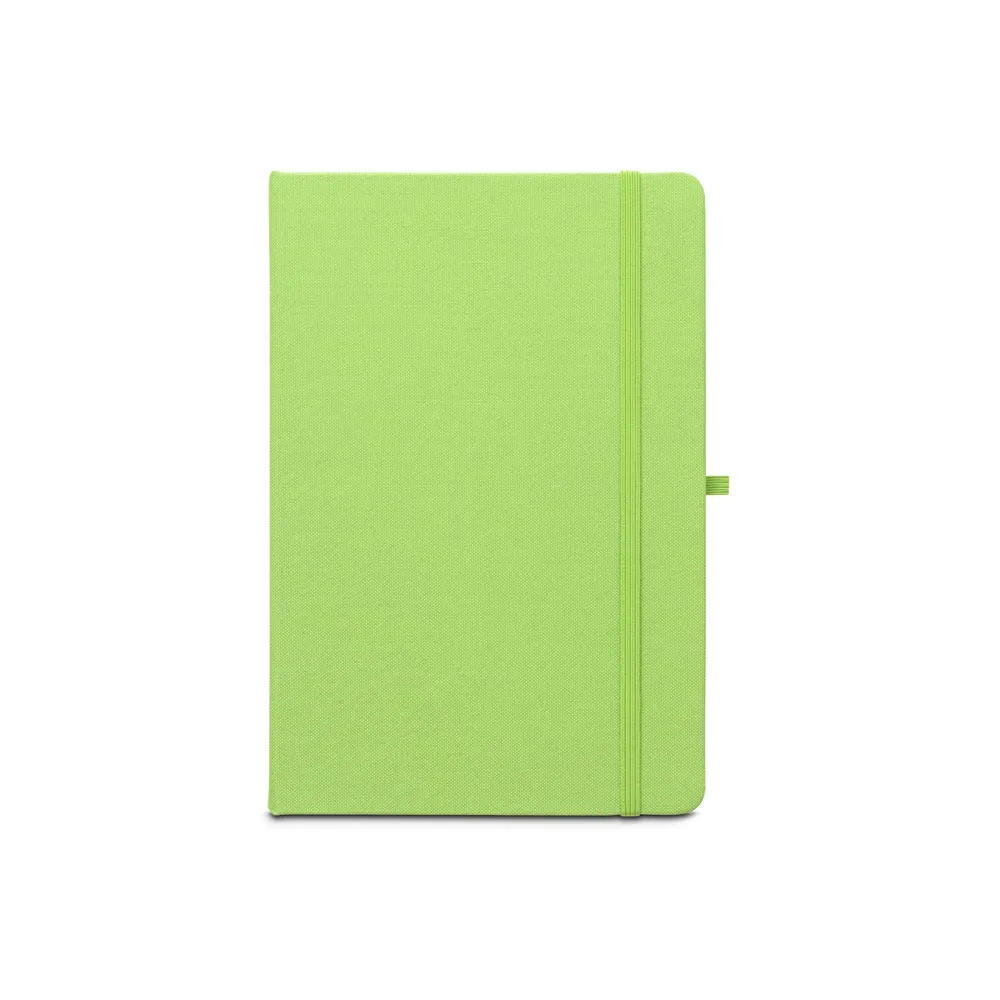 ANNE. Caderno A5 de capa dura em PET 100% reciclado com 160 páginas pautadas recicladas