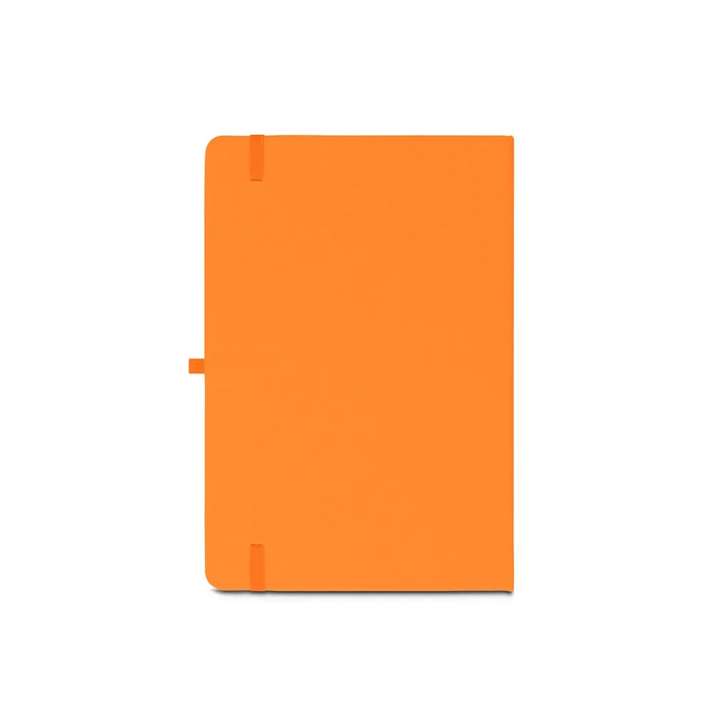 ANNE. Caderno A5 de capa dura em PET 100% reciclado com 160 páginas pautadas recicladas