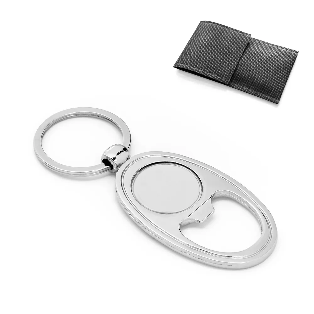 Chaveiro de Metal com Abridor