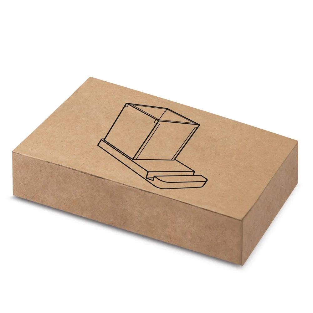 ERWIN. Conjunto de secretária com suporte para celular e copo