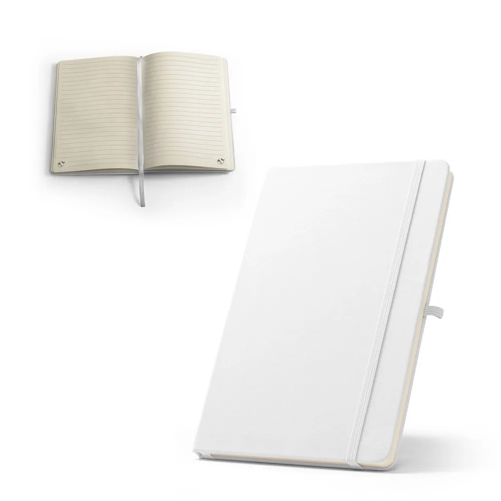 ANNE SUB. Caderno A5 de capa dura em PET 100% reciclado 300D com 160 páginas pautadas recicladas