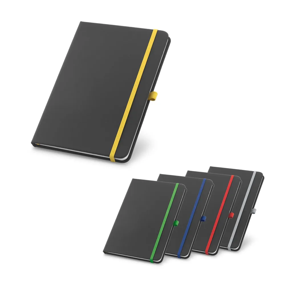 CORBIN. Caderno A5 em c.sintético com páginas pautadas