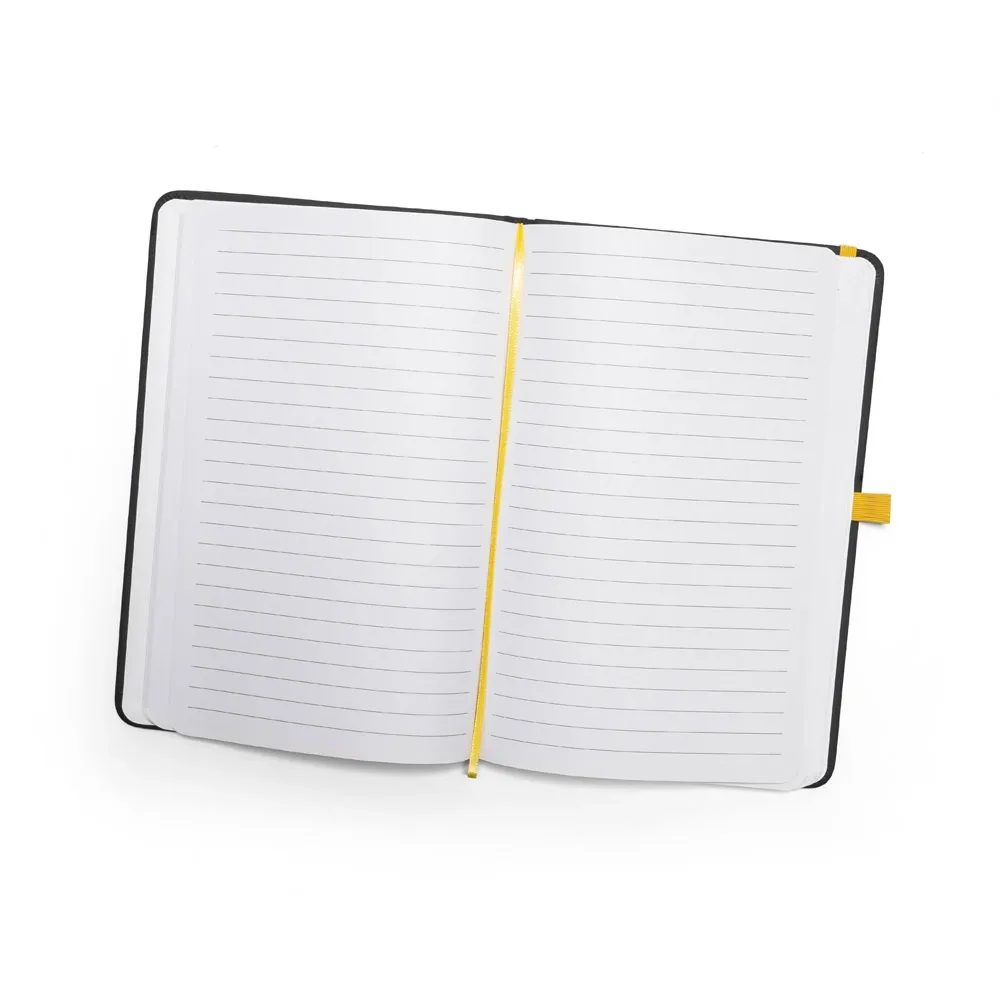 CORBIN. Caderno A5 em c.sintético com páginas pautadas