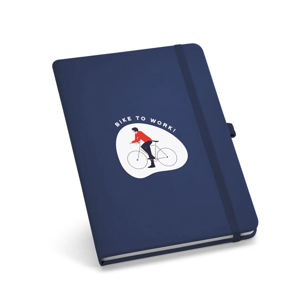 Bloco tipo Moleskine Personalizado 12 x 17 cm