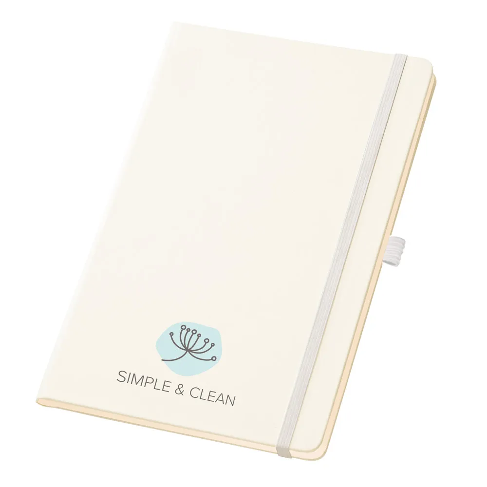 CHAMBERI A5 LN. Caderno A5 de capa dura com 160 páginas pautadas