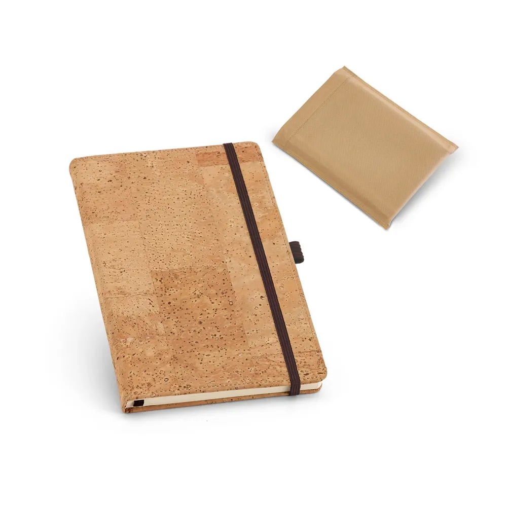PORTEL A5. Caderno A5 em cortiça com páginas lisas-93730