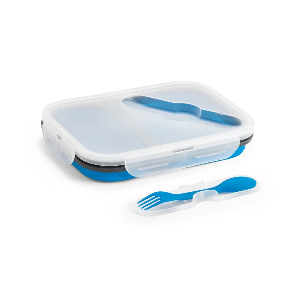 DILL. Marmita hermética retrátil em silicone e PP (480 e 760 mL)