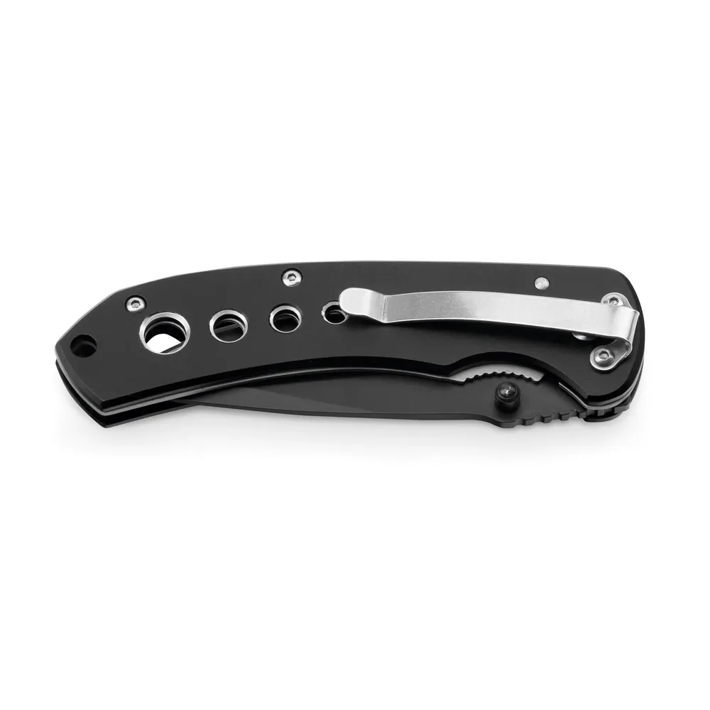 NINJA. Canivete em aço inox e metal com fecho de segurança