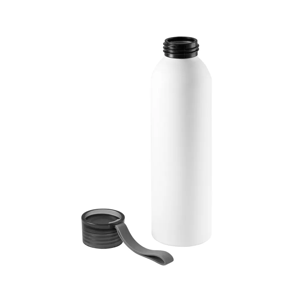 RIO. Squeeze em alumínio, com tampa em PP e tira em silicone 660 mL