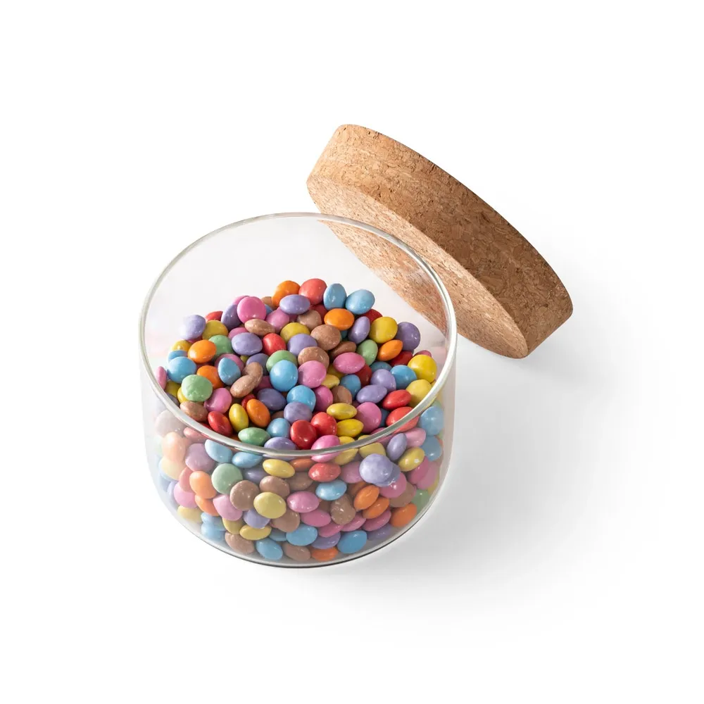 SPICE 380. Frasco em vidro borosilicato com tampa de cortiça 380 mL