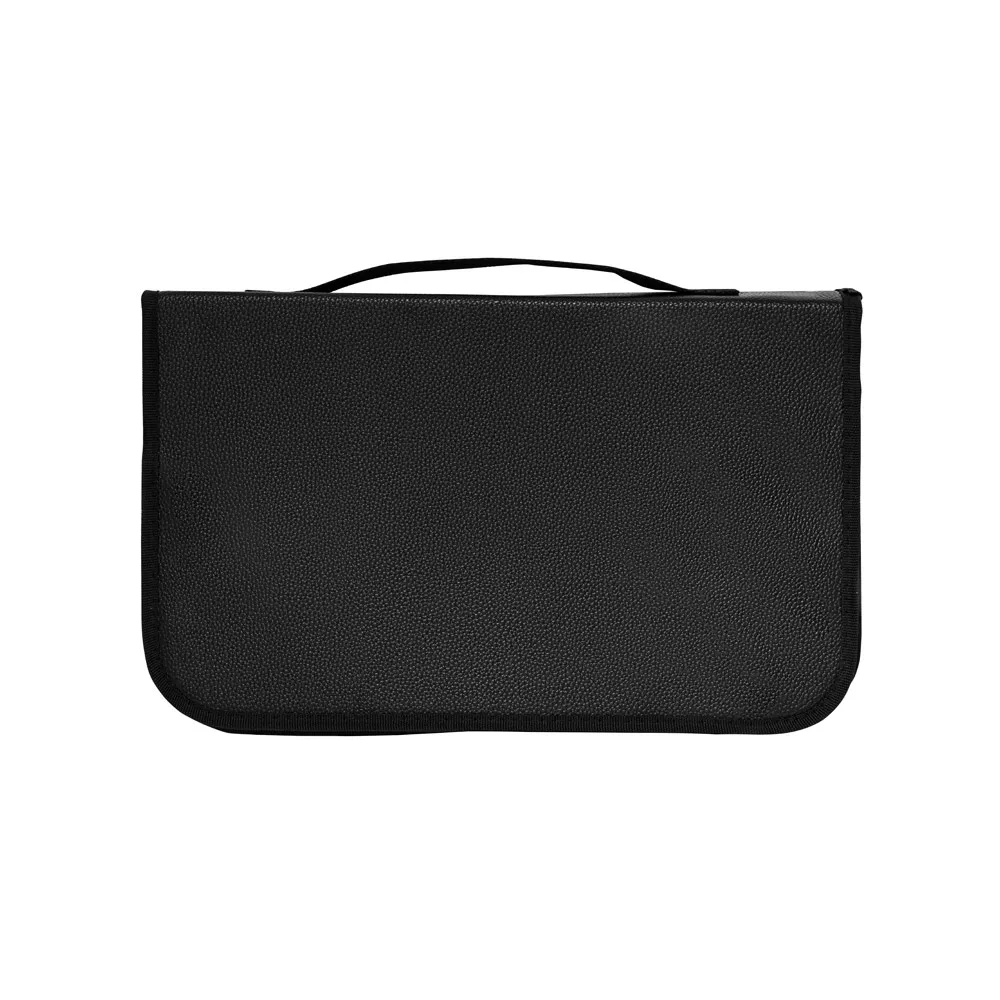 TERIYAKI. Kit churrasco em estojo de PU e 210D com tábua em bambu e 7 utensílios em aço inox e madeira de seringueira