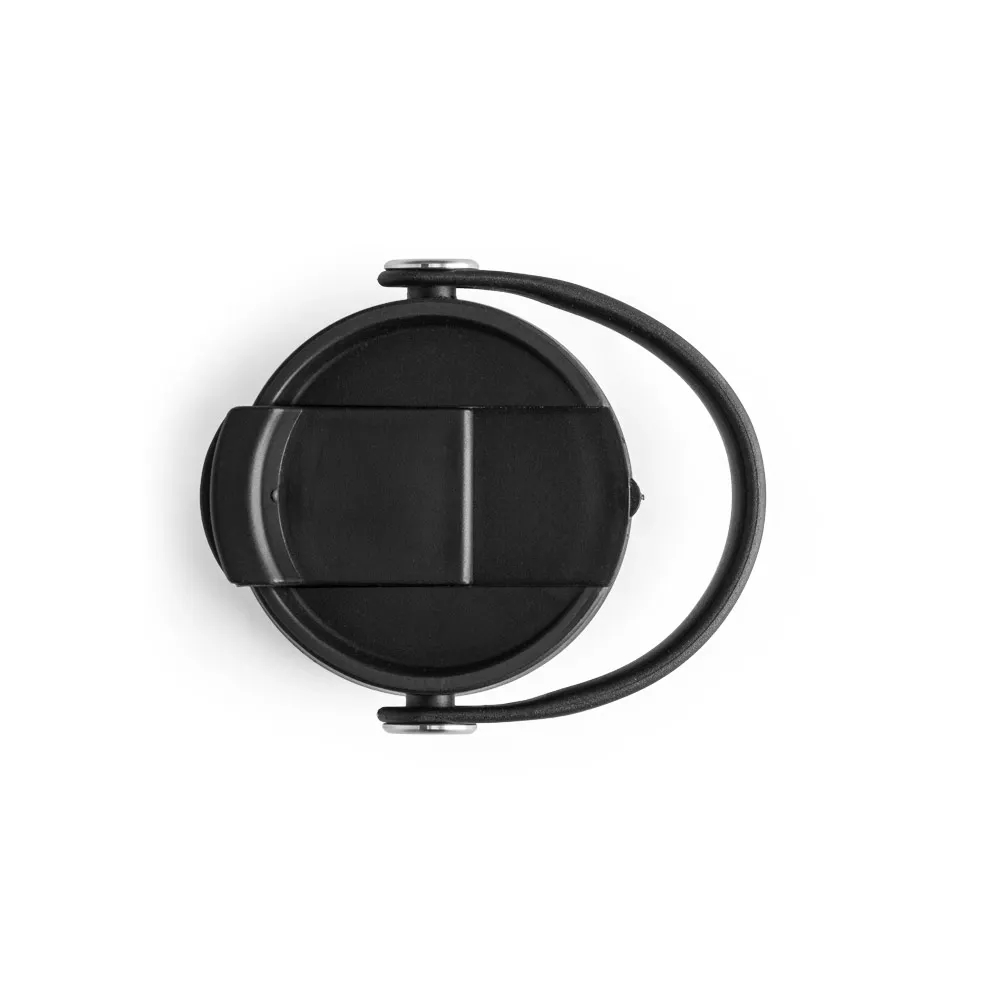 LAVER. Garrafa em aço inox e bambu de parede dupla térmica, isolada a vácuo 440 mL