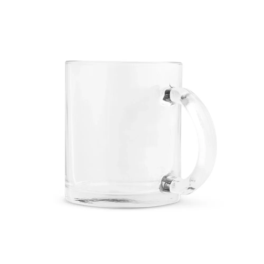 CARMO. Caneca em vidro para sublimação 350 mL