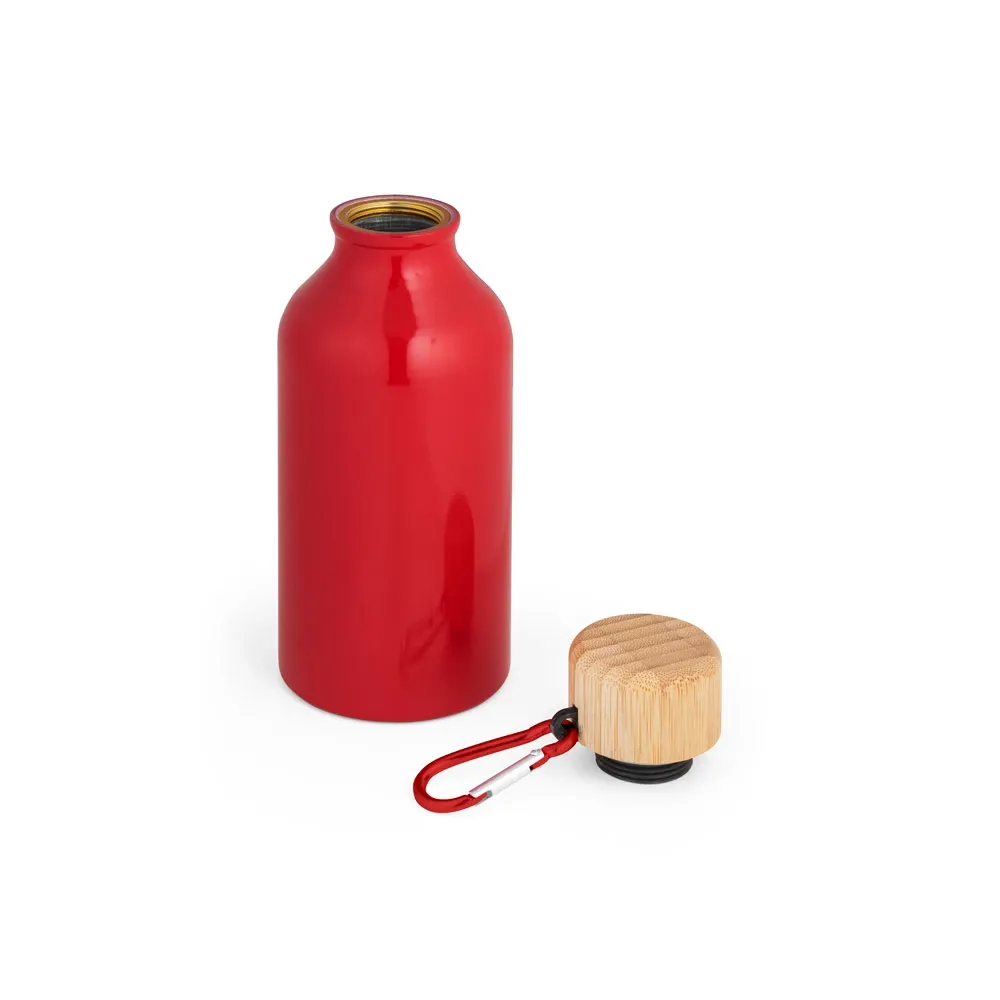 ROUSEY. Squeeze em alumínio 100% reciclado com cor sólida brilhante 400 mL