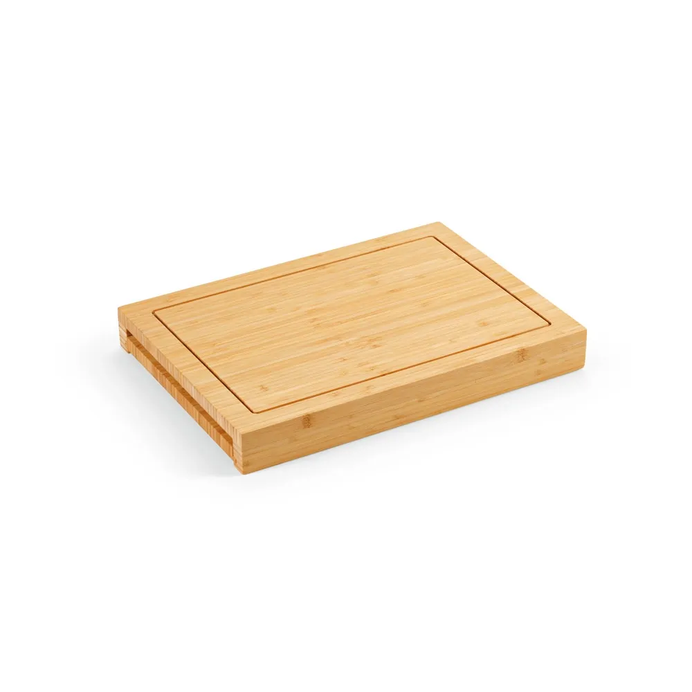 MUGWORT. Conjunto de tábuas em bambu com 3 facas inclusas