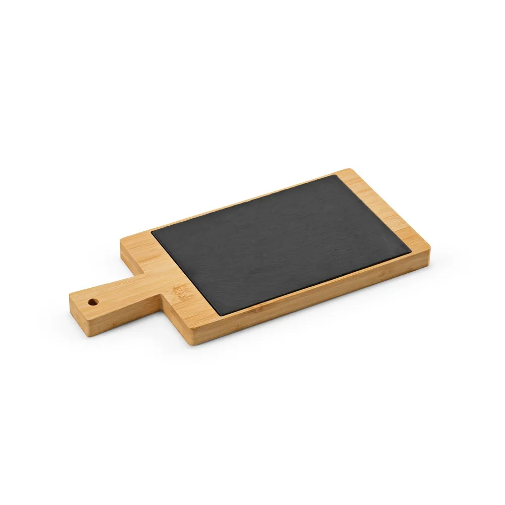 NUTMEG. Quadro com ardósia em bambu e 2 gizes inclusos