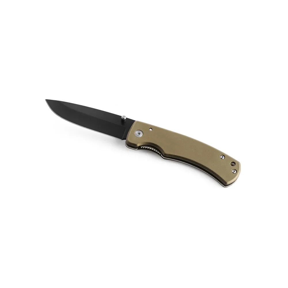 ALICK II. Canivete em aço inox e metal com fecho de segurança