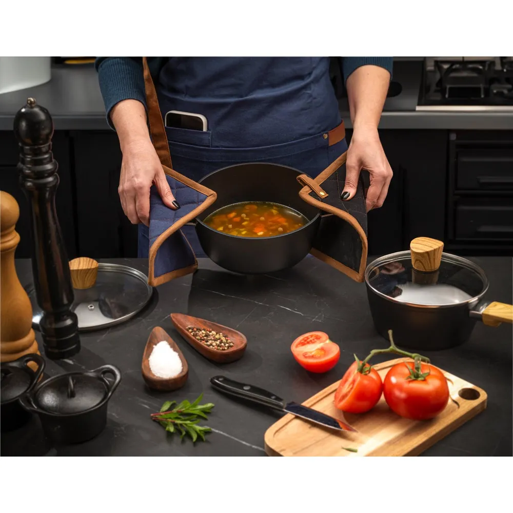 CLOVES. Pegador de cozinha em algodão canvas (275 g/m²)