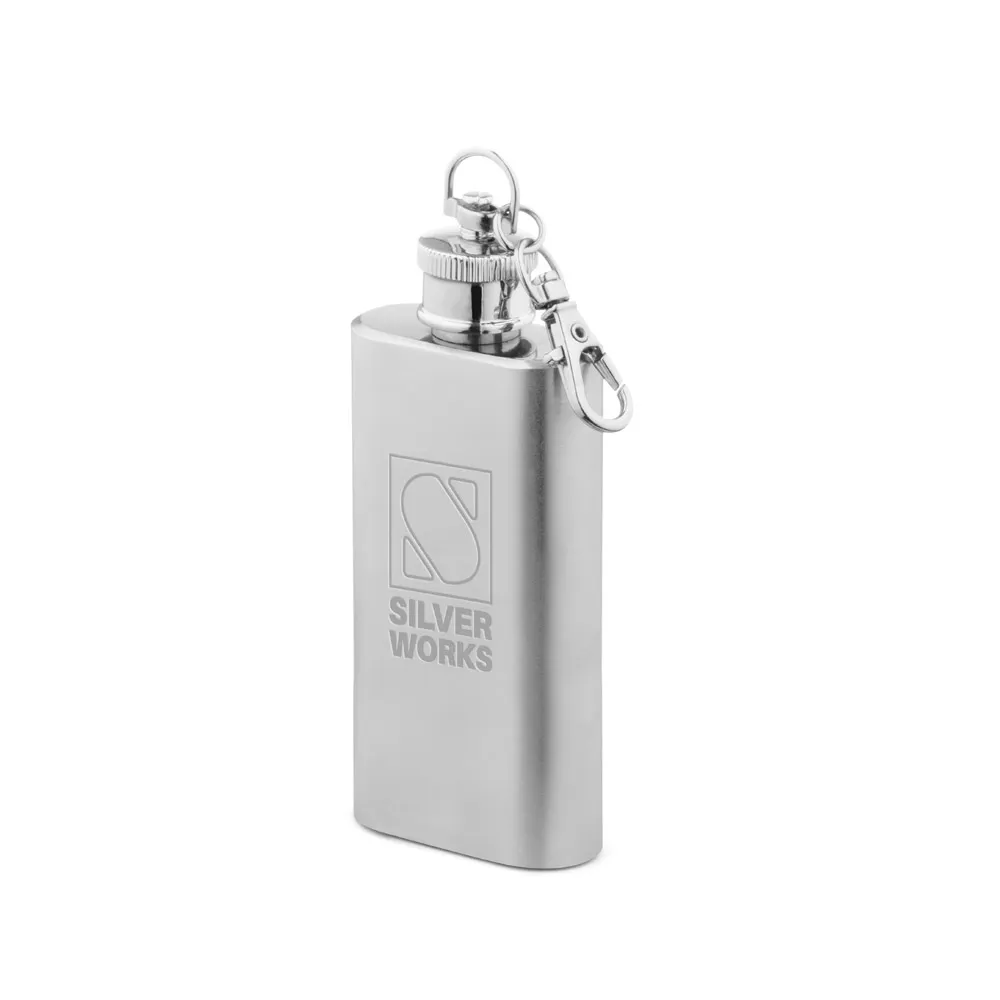 MUSE S. Garrafa de bolso em aço inox (50 mL)