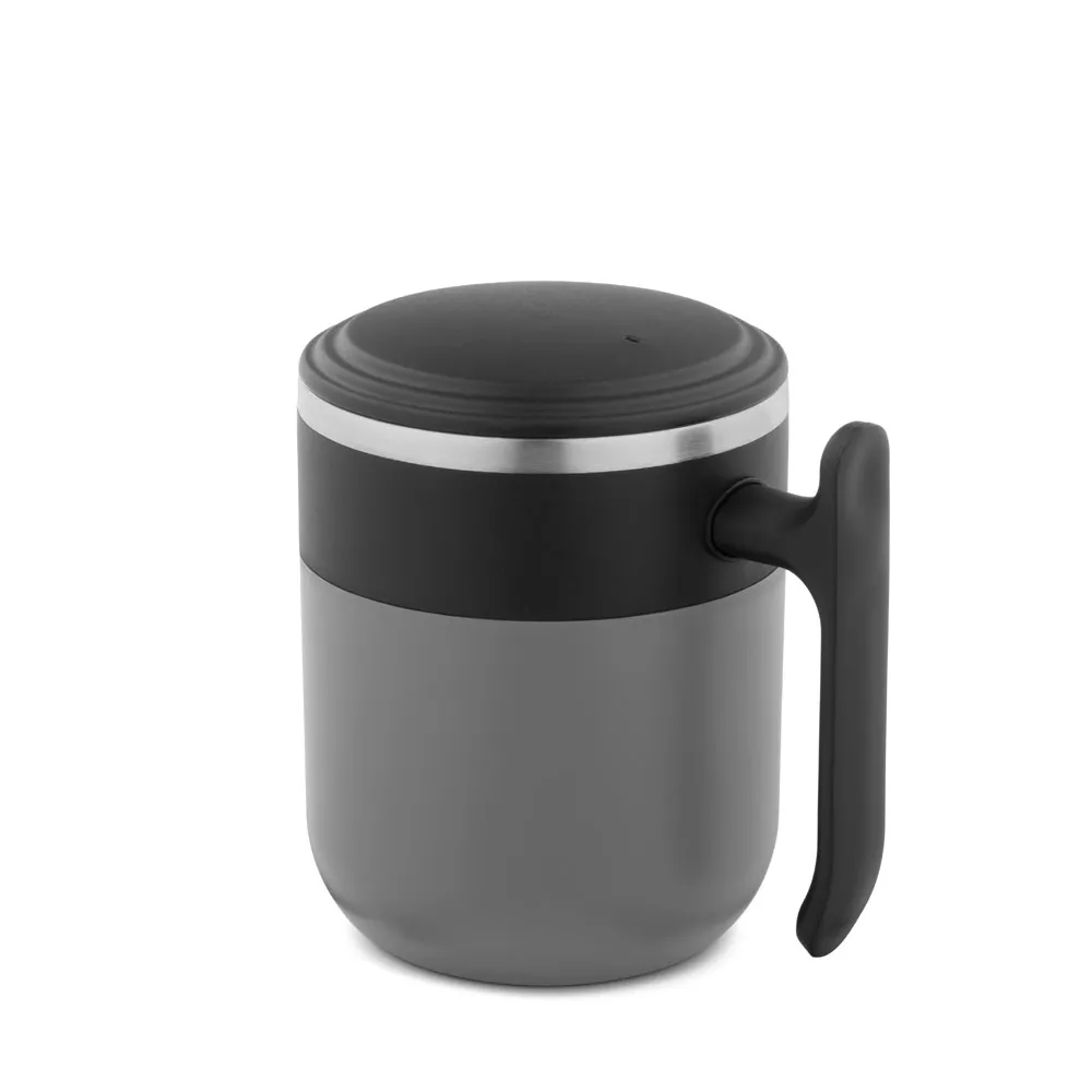 MALDINI. Caneca de viagem com parede interior em aço inox e acabamento mate 400 mL