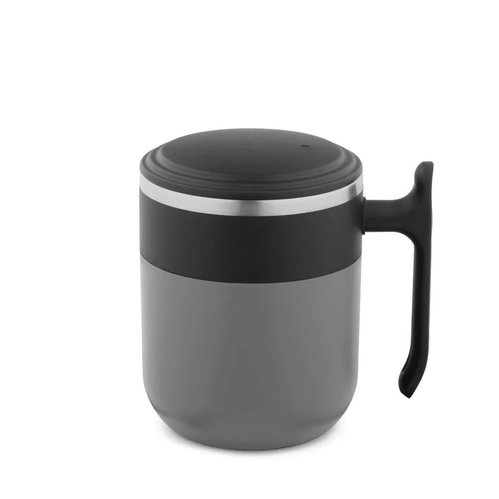 MALDINI. Caneca de viagem com parede interior em aço inox e acabamento mate 400 mL