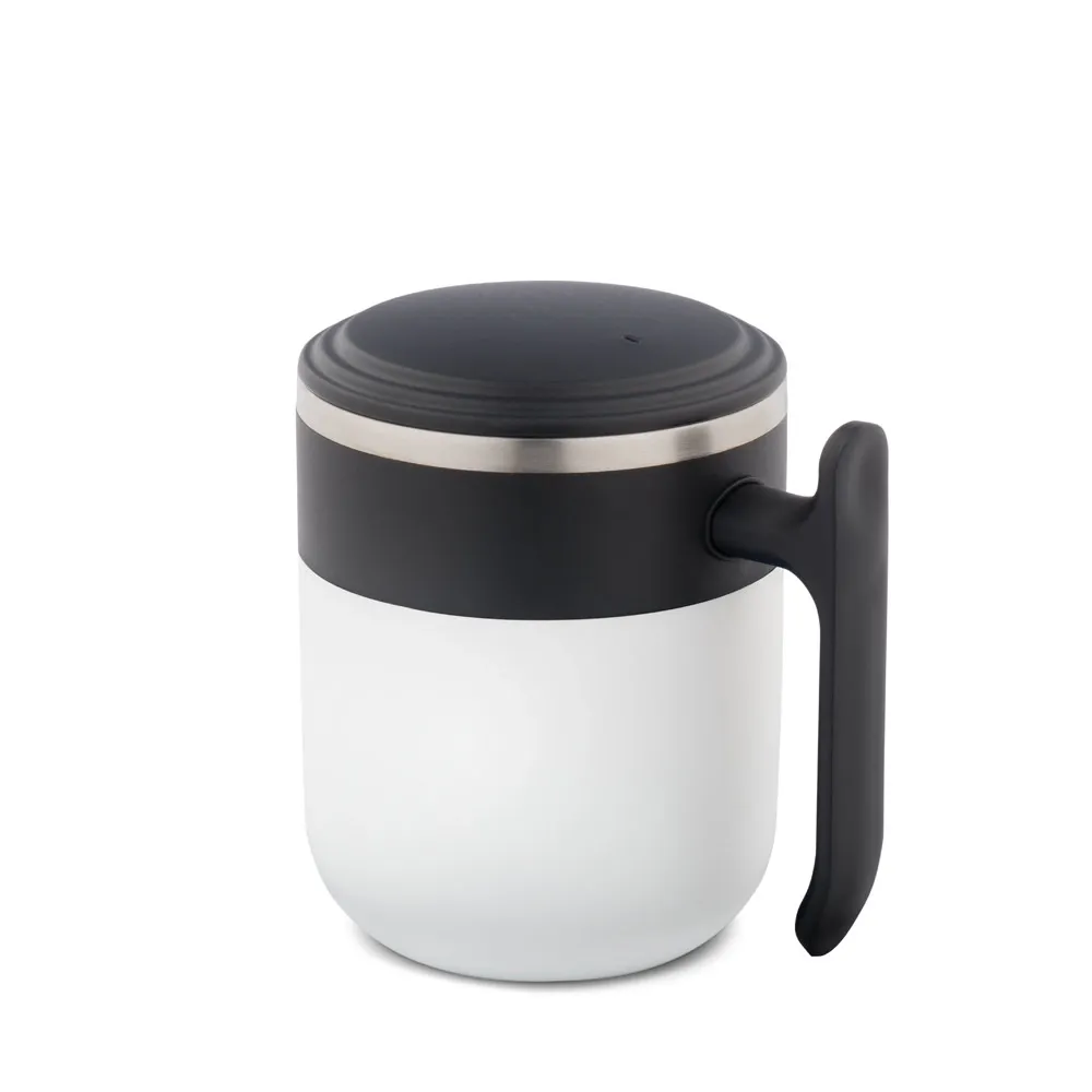 MALDINI. Caneca de viagem com parede interior em aço inox e acabamento mate 400 mL