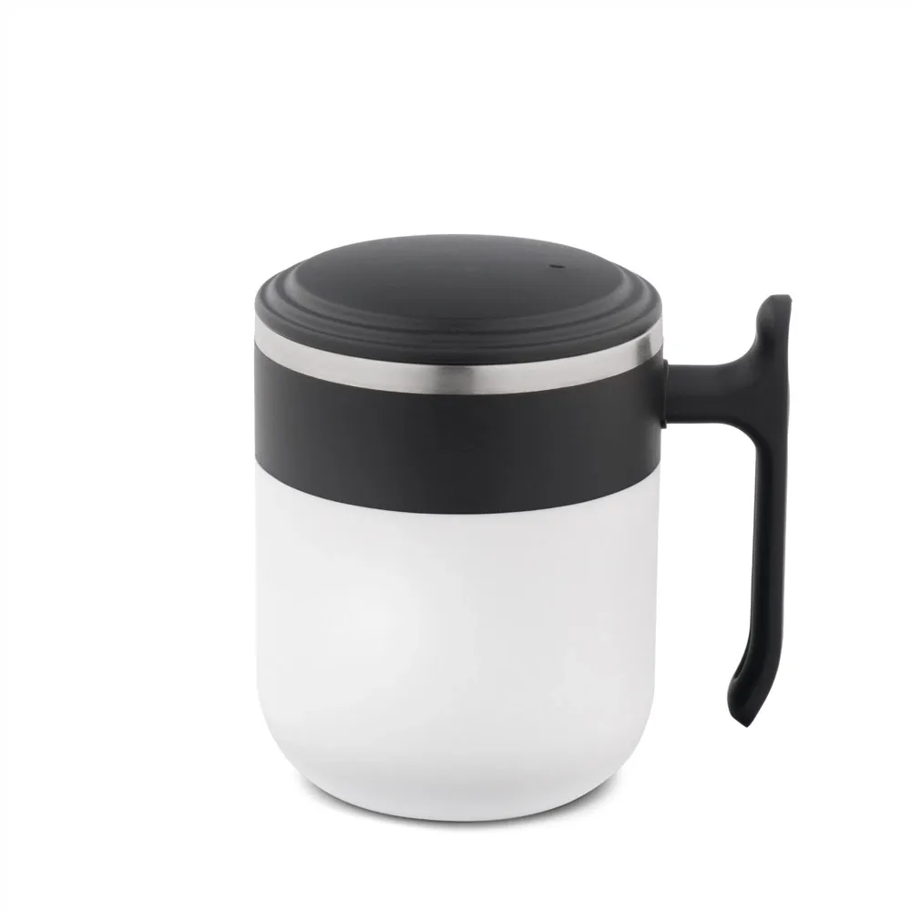 MALDINI. Caneca de viagem com parede interior em aço inox e acabamento mate 400 mL