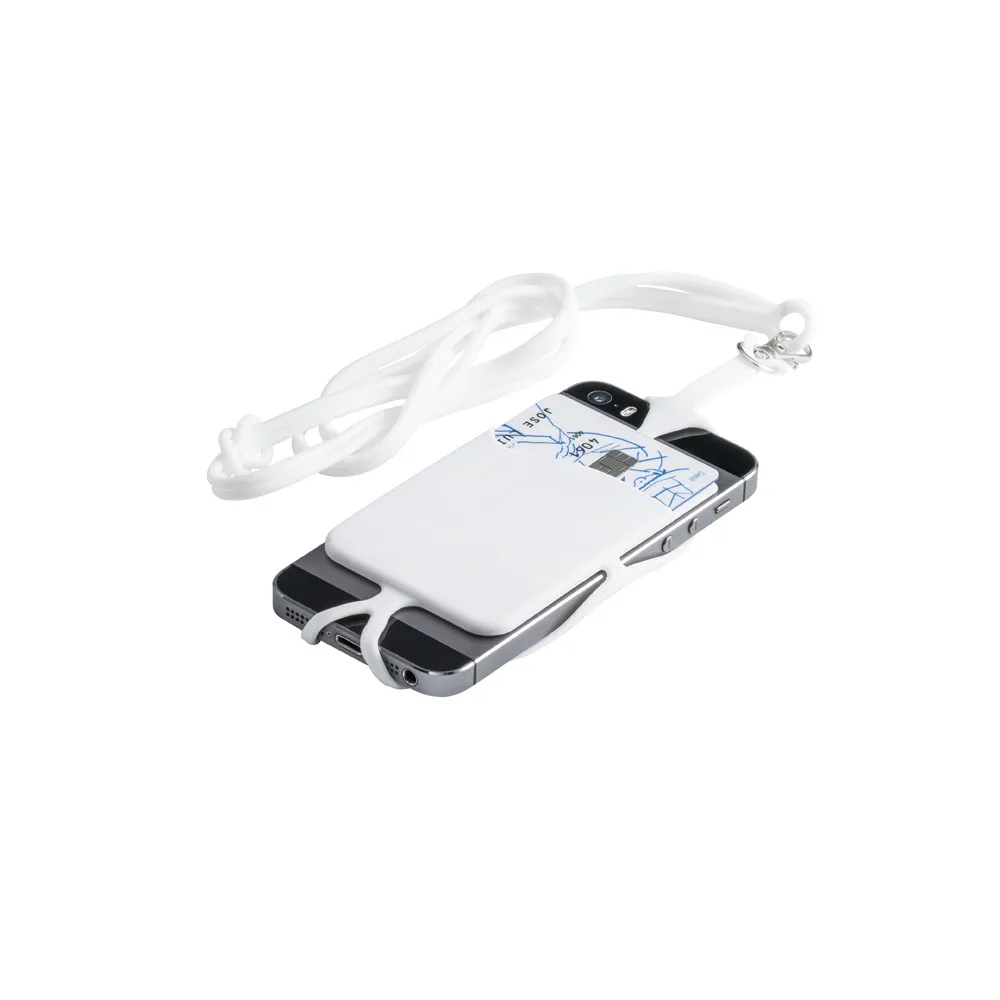 NICOLAUS. Porta cartões para celular em silicone