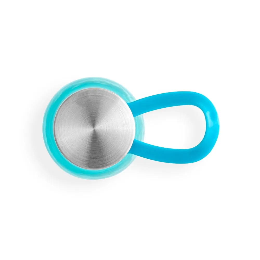 SENNA. Squeeze em PET 100% reciclado com alça de silicone 590 mL