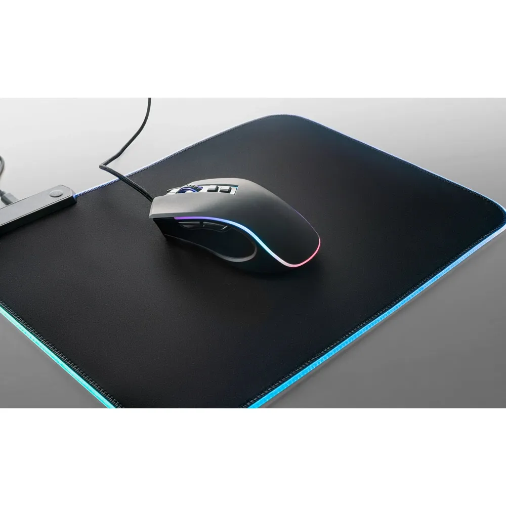 THORNE MOUSE RGB. Mouse para jogos em ABS com acabamento em borracha
