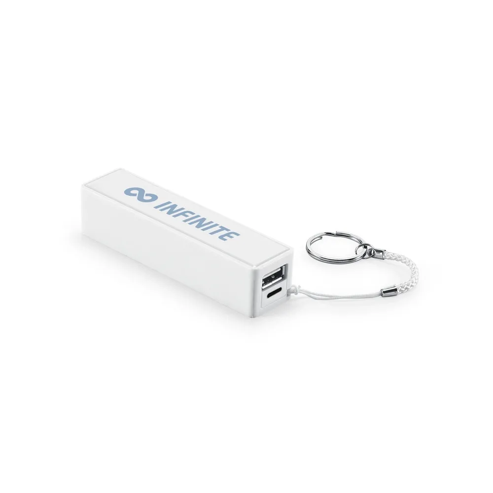 BIT 1. Bateria portátil em ABS (1 200 mAh)