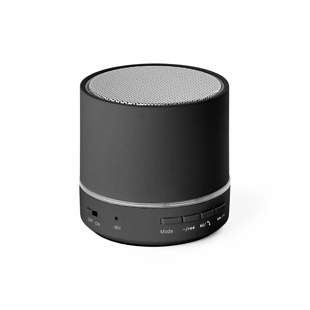 RE-PEREY. Caixa de som portátil em ABS 100% reciclado com microfone e autonomia de 4h30