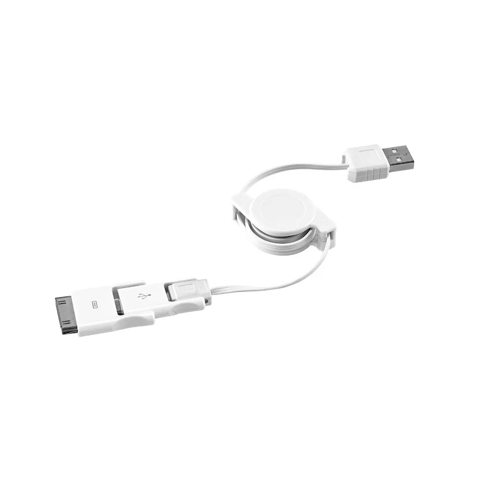 Cabo USB retrátil 3 em 1 Cabo USB retrátil 3 em 1-97313