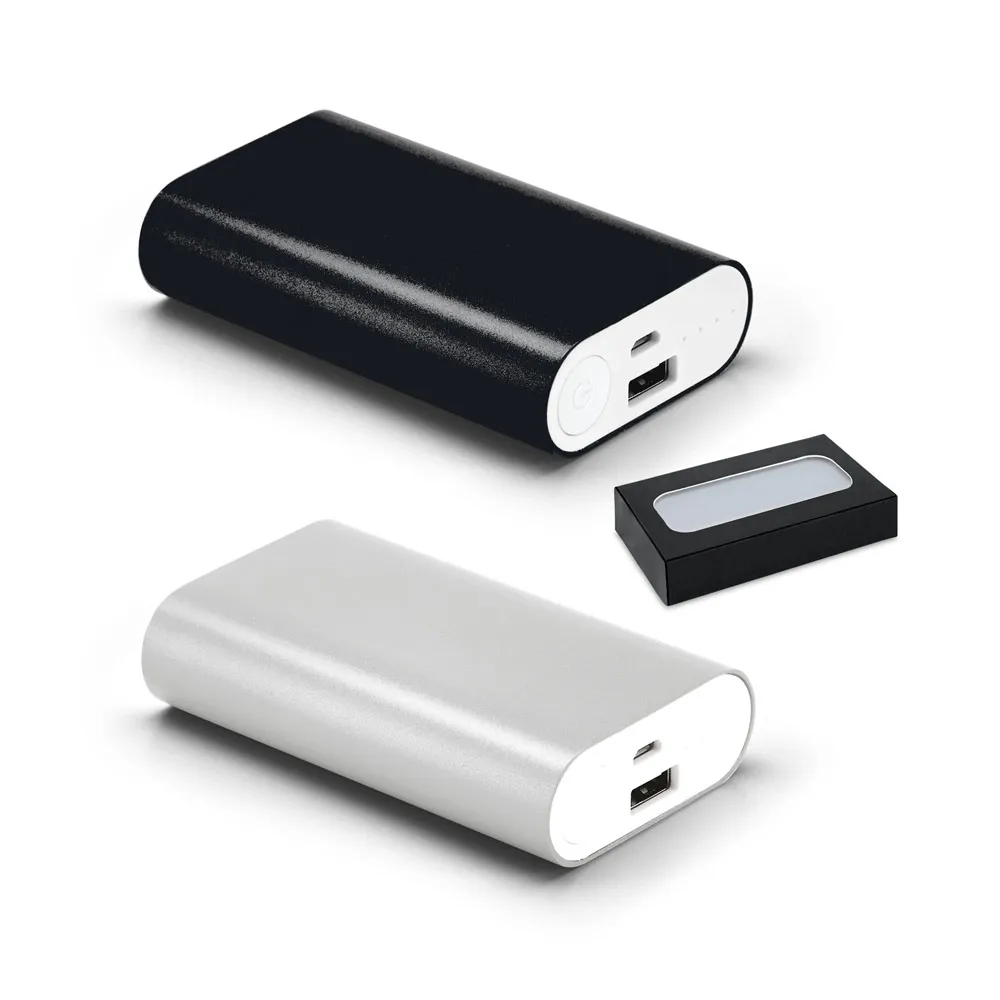 LAMBDA 4 0. Bateria portátil em alumínio e bateria em lítio 4 000 mAh
