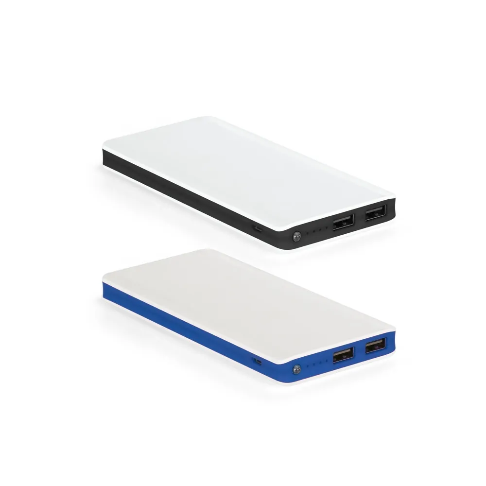 LUMINA X. Bateria portátil em ABS com LED 10 000 mAh