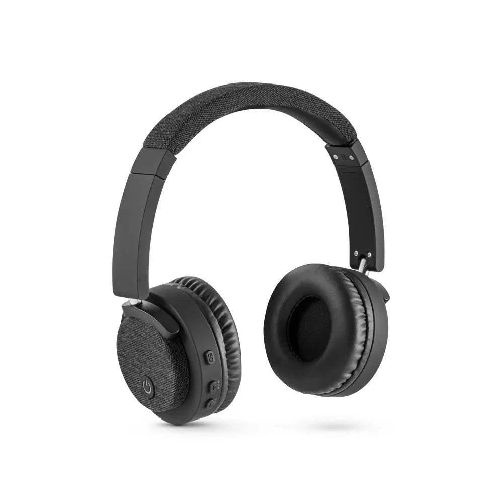 BEATDRUM. Fones de ouvido sem fios em ABS e tecido com autonomia de 16h