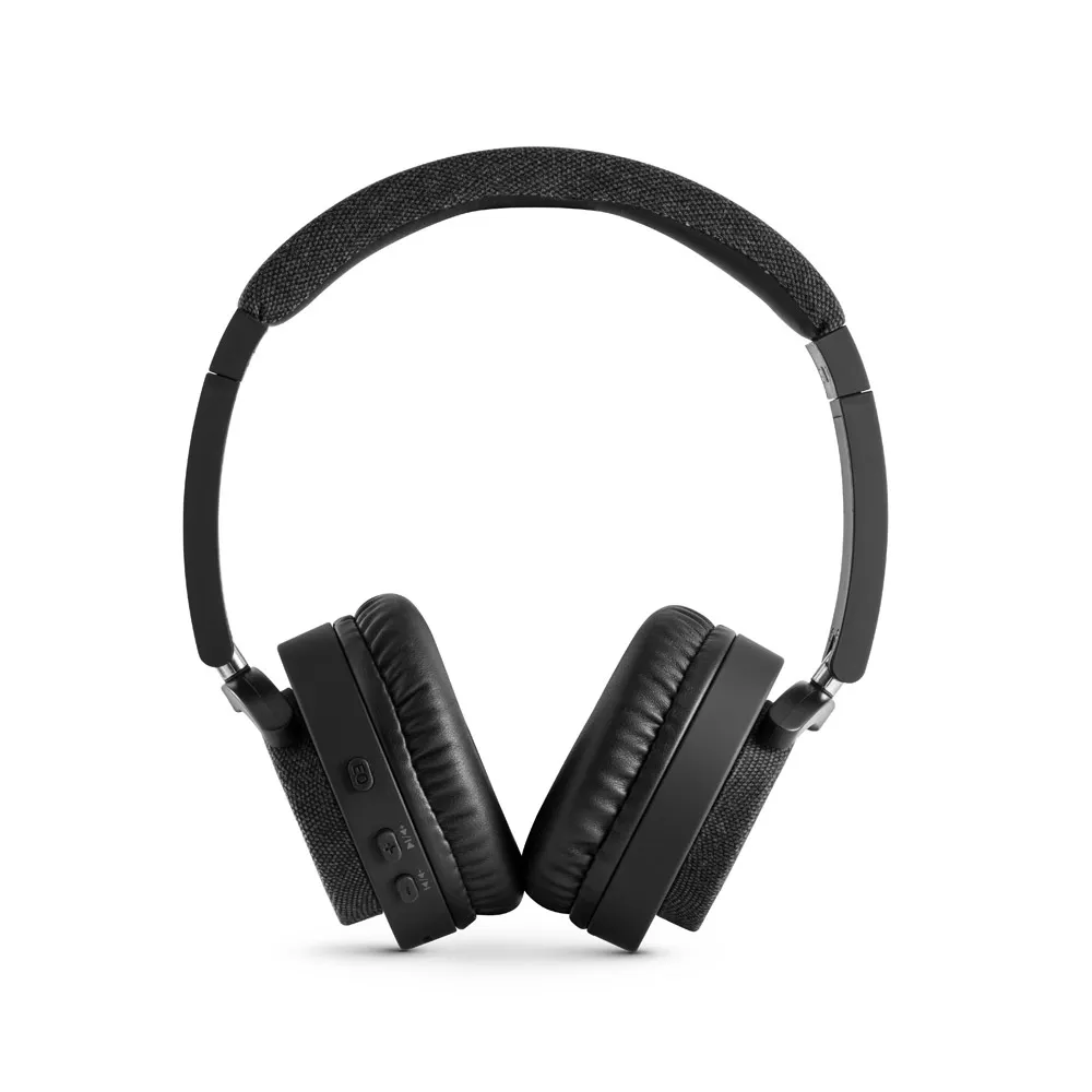 BEATDRUM. Fones de ouvido sem fios em ABS e tecido com autonomia de 16h