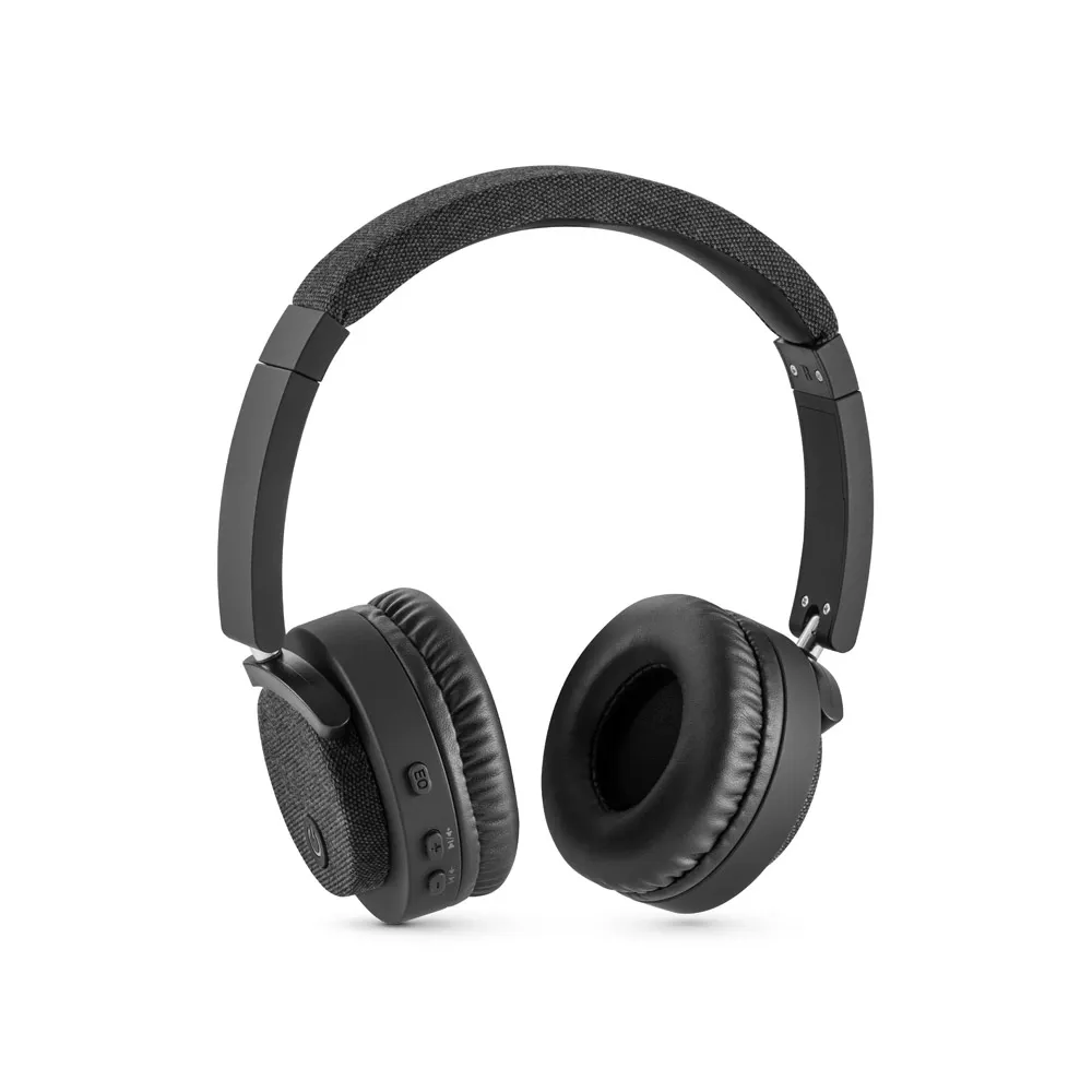 BEATDRUM. Fones de ouvido sem fios em ABS e tecido com autonomia de 16h
