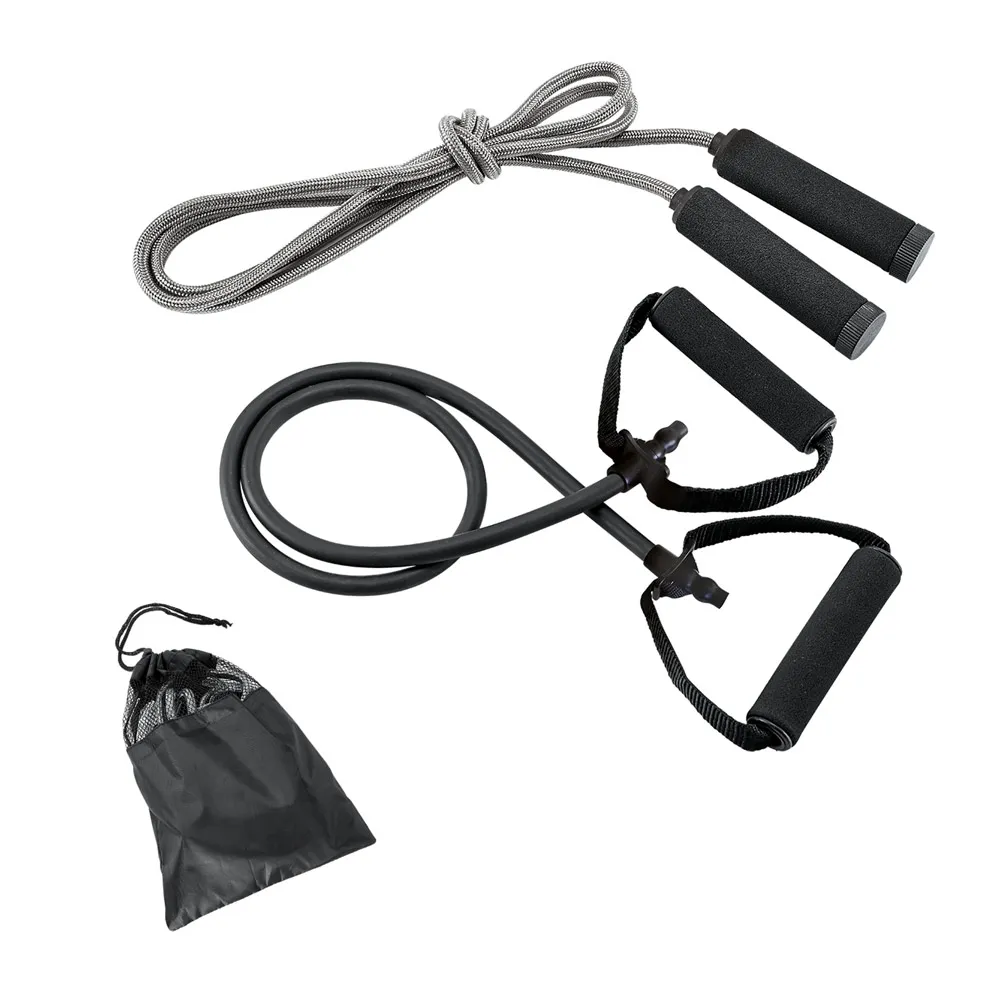 BRADY. Kit fitness composto por elástico e corda de pular-98086