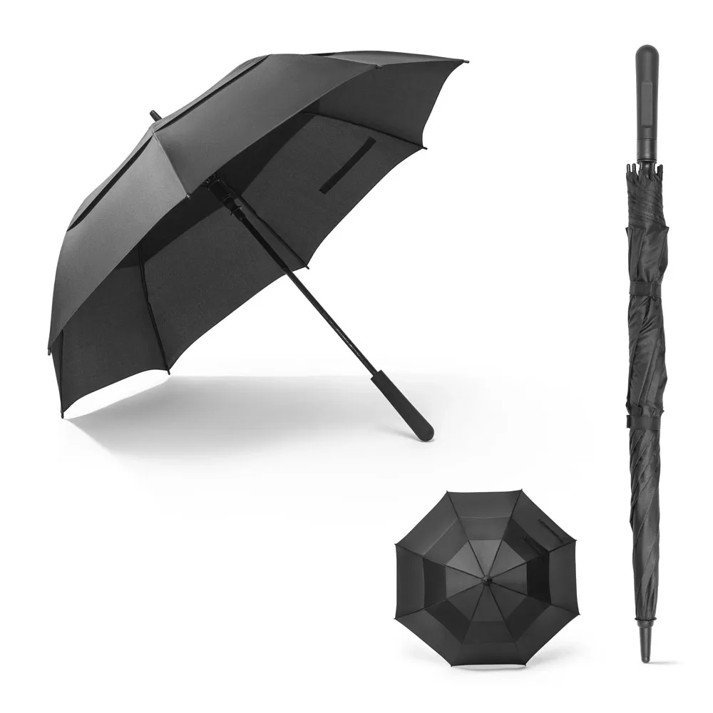 GAVIN. Guarda-chuva de 27 5   em poliéster 100% reciclado pongee 190T com abertura automática-99091