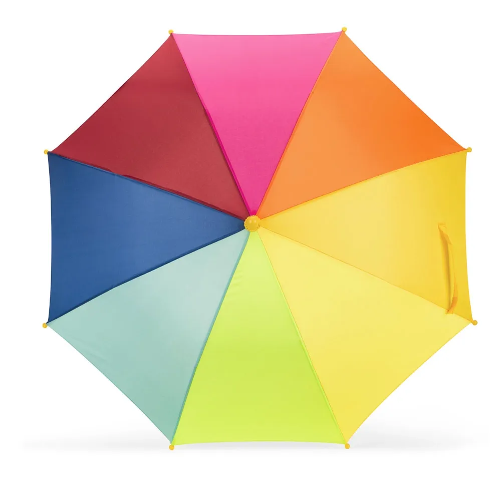 OLIVIA. Guarda-chuva colorido para criança de 19  em poliéster 190T