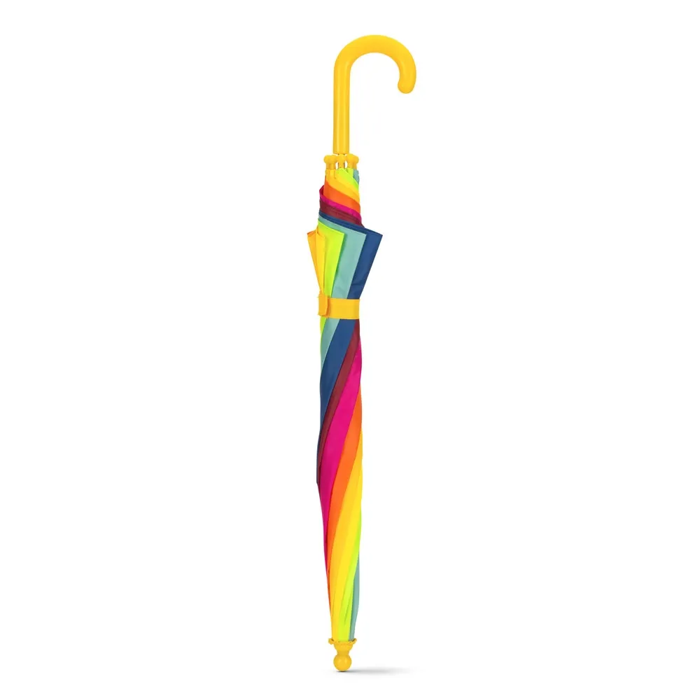 OLIVIA. Guarda-chuva colorido para criança de 19  em poliéster 190T