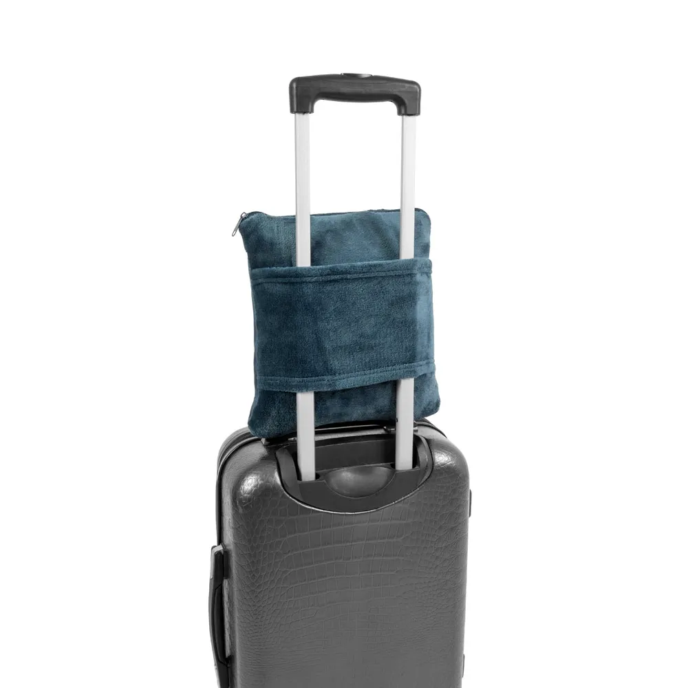 SNUGGY. Manta 3 em 1 em tecido polar (220 g/m²) ideal para viagens