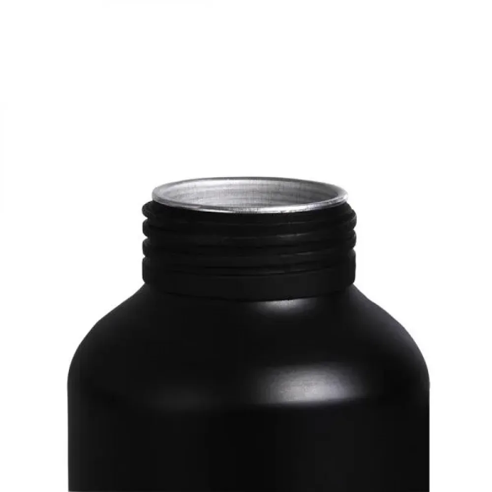 GARRAFA EM ALUMÍNIO PRETO - 600 ML