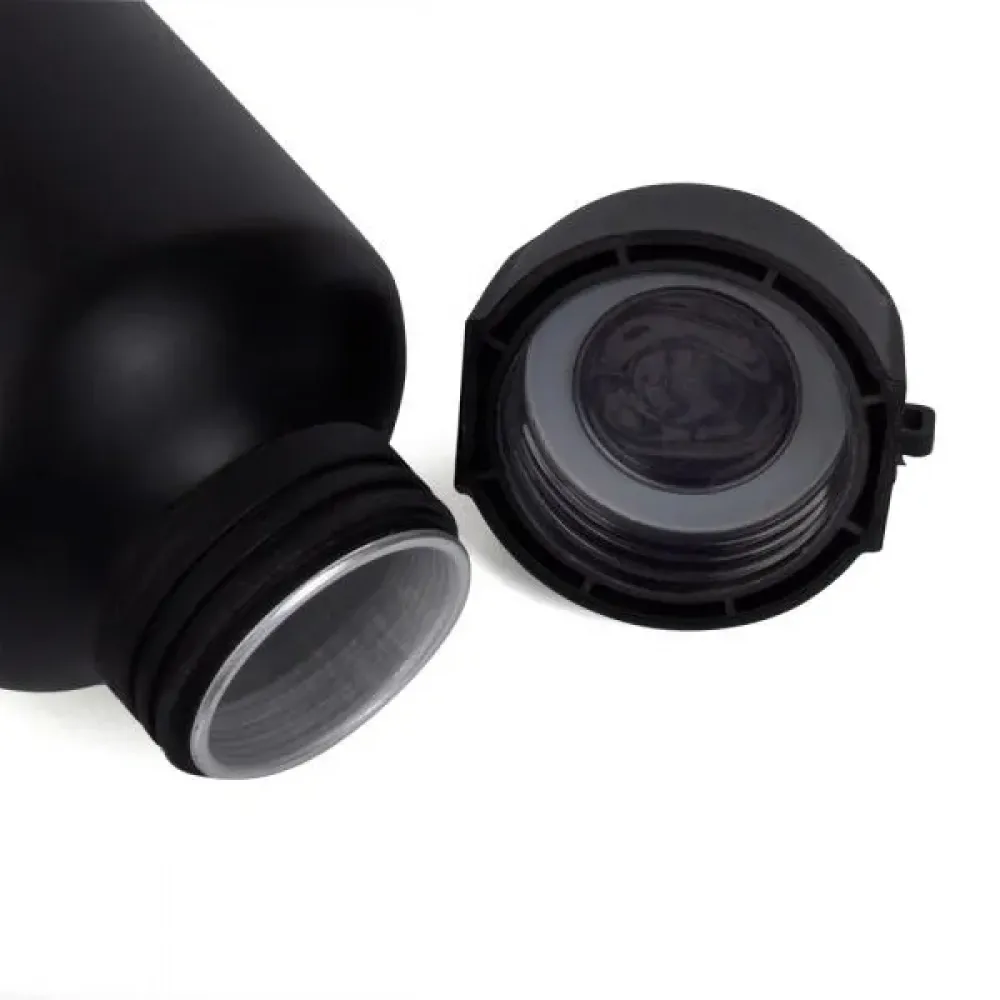 GARRAFA EM ALUMÍNIO PRETO - 600 ML