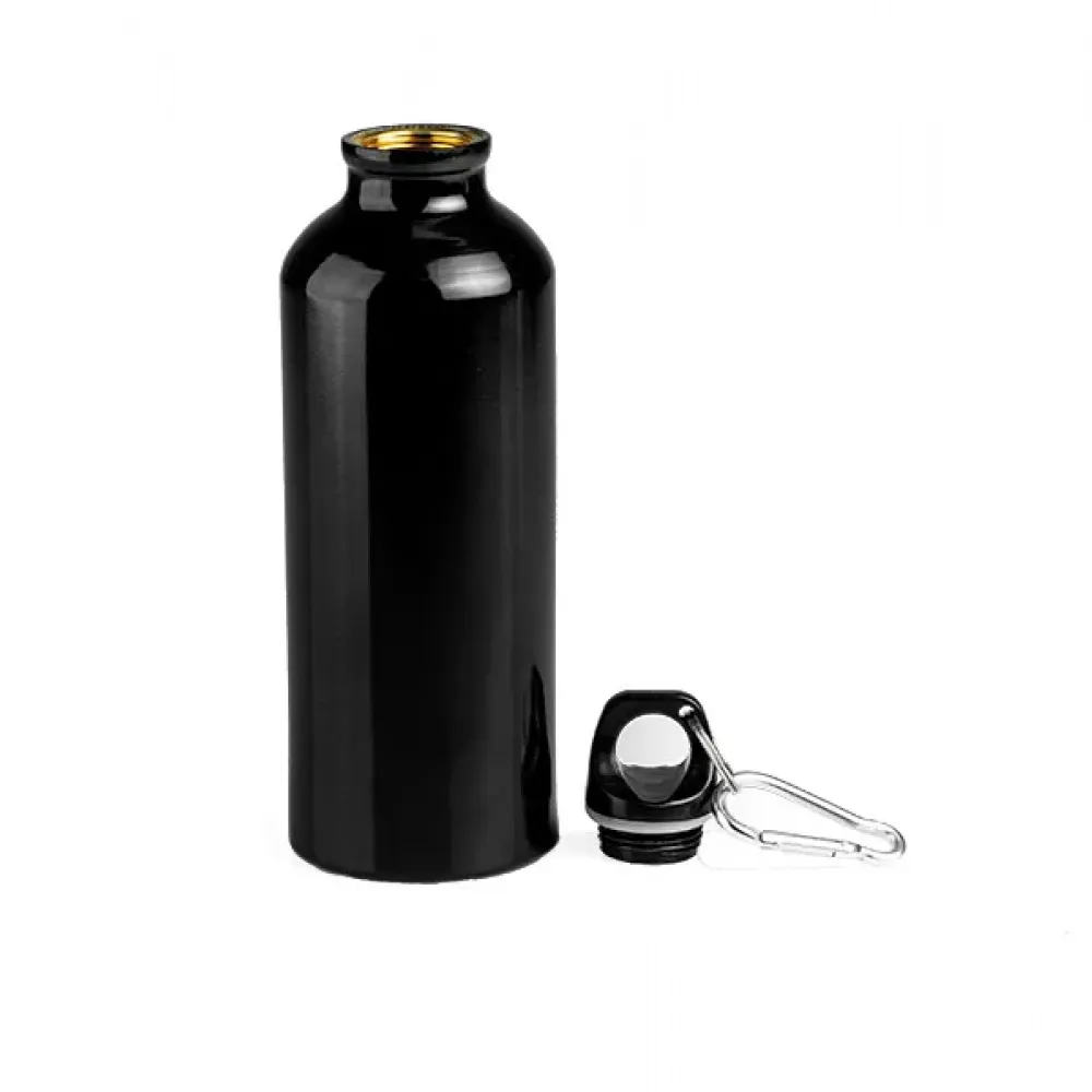 SQUEEZE EM ALUMÍNIO PRETO - 500ML-AS-01511