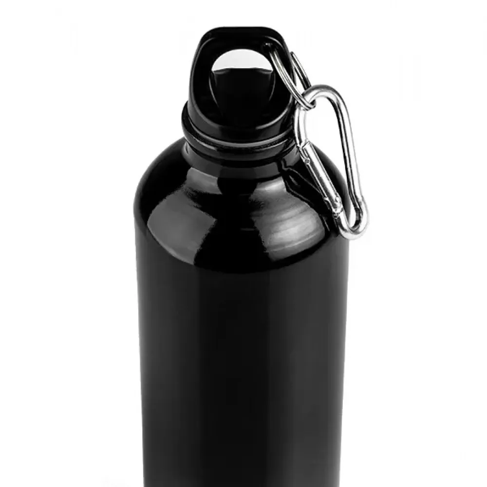 SQUEEZE EM ALUMÍNIO PRETO - 500ML