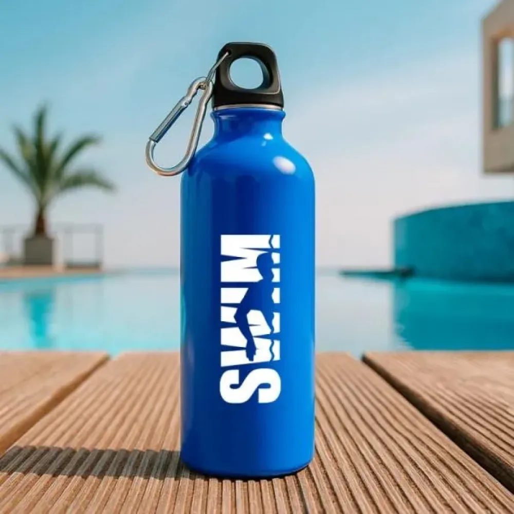 SQUEEZE EM ALUMÍNIO AZUL - 500ML